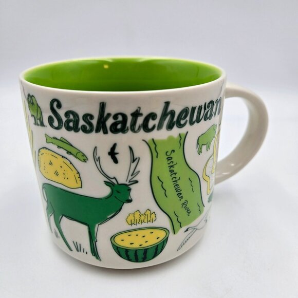 Starbucks Saskatchewan Canada Been There Series Mug Cup Coffee 2018 Read - Picture 9 of 11